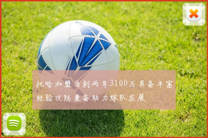 托哈加盟马刺两年3100万具备丰富经验攻防兼备助力球队发展