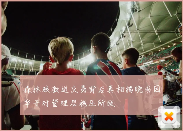 森林狼激进交易背后真相揭晓或因华子对管理层施压所致
